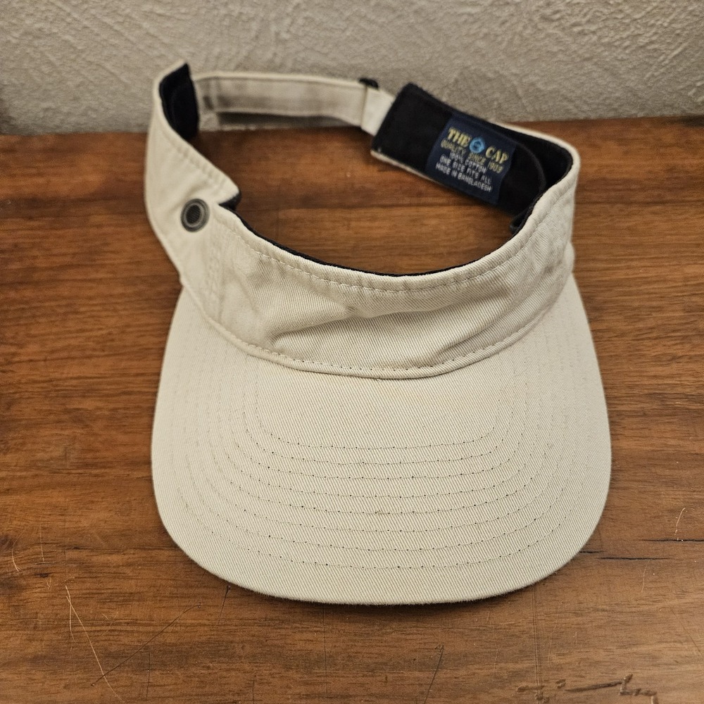 The Cap Visor Khaki Tan Beige Adjustable Golf Beach Fishing Wear